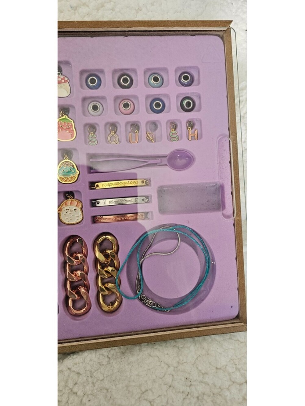 New Squishmallows Jewelry Design Super Set Storage Box Bracelets Necklaces Open - Picture 8 of 10